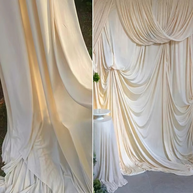 Curtain Curtain - Tessuto elasticizzato in seta di latte