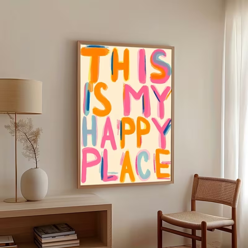 Interior Design Living Room - Stampa artistica moderna su tela con