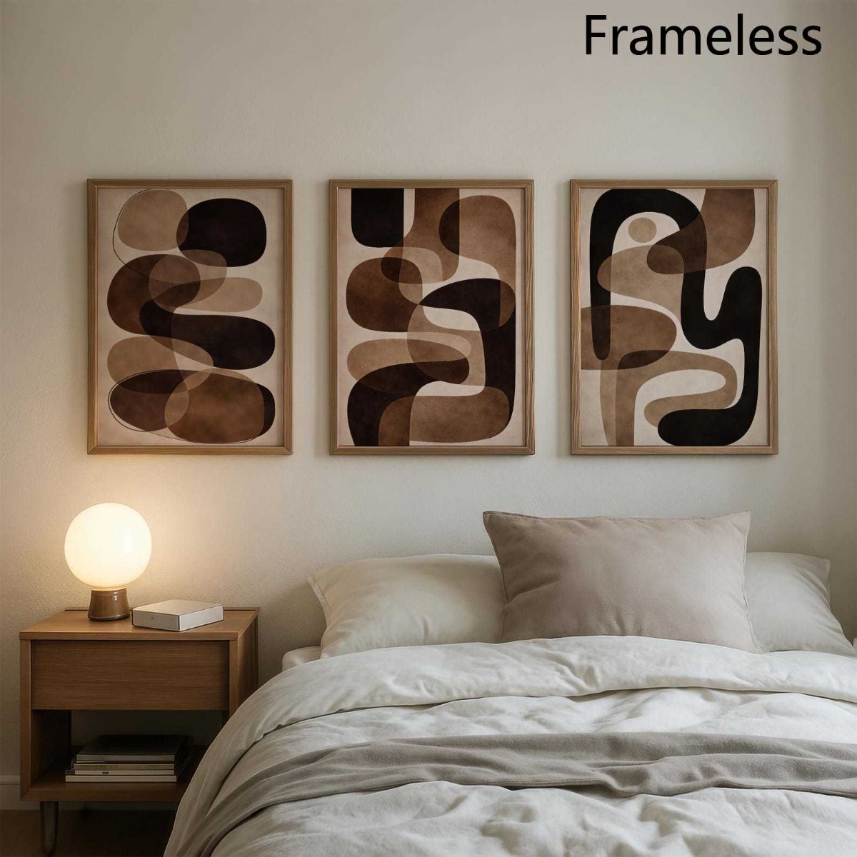 Abstract Canvas Set - Stampa Astratta 2D Piatta 3 Pezzi