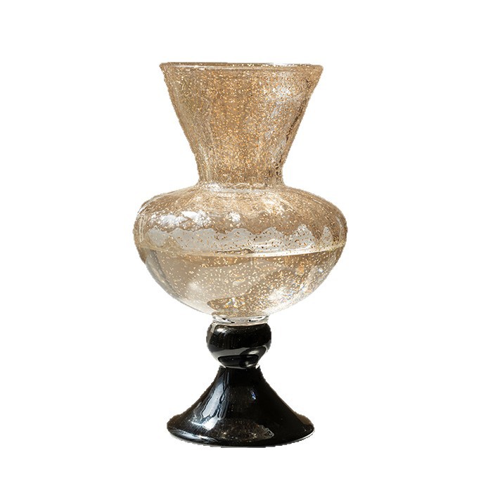 Vase Decor - Vaso ornamentale in vetro antico francese,