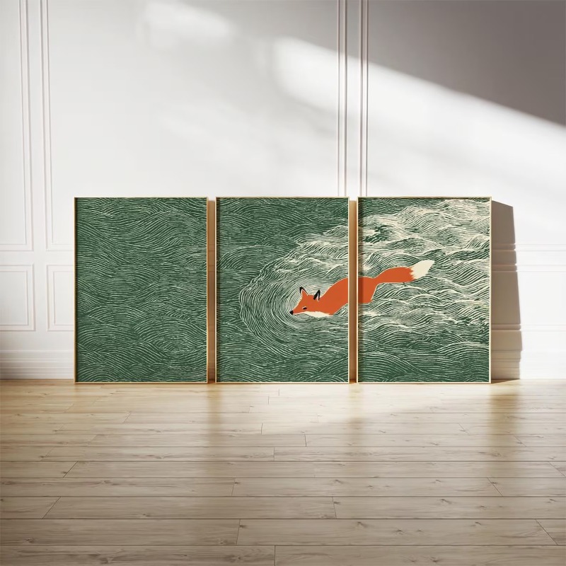 Set di 3 dipinti su tela senza - Abstract Canvas Set recensione e prezzo