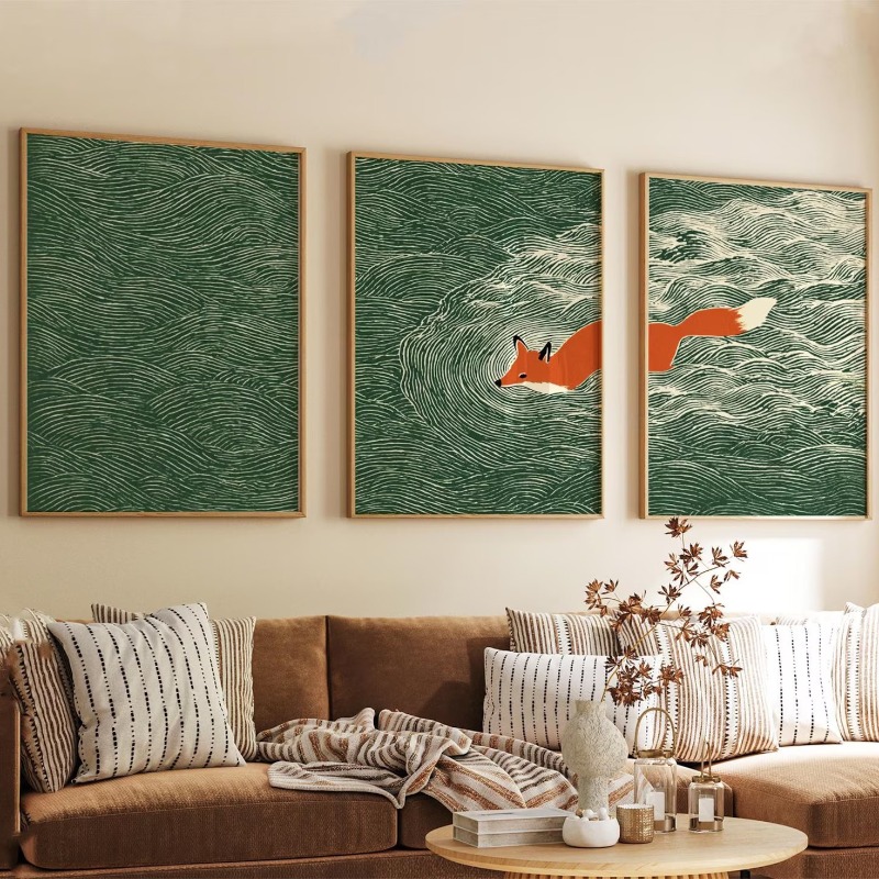 Set di 3 dipinti su tela senza - Abstract Canvas Set recensione e prezzo