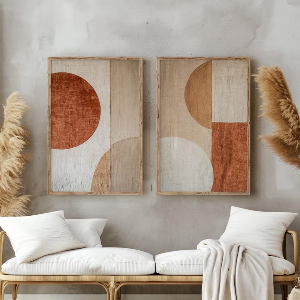 2 pezzi di dipinti su tela sen - Abstract Canvas Set recensione e prezzo