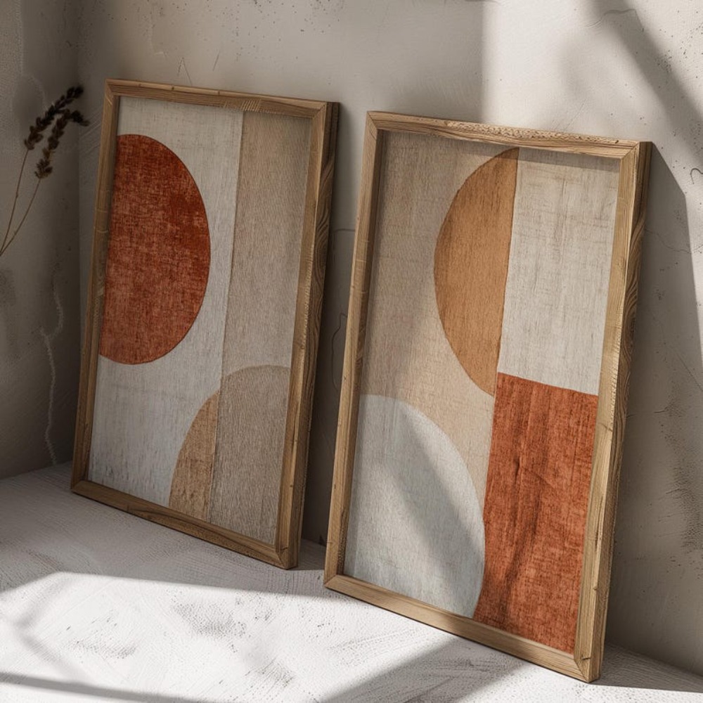 2 pezzi di dipinti su tela sen - Abstract Canvas Set recensione e prezzo