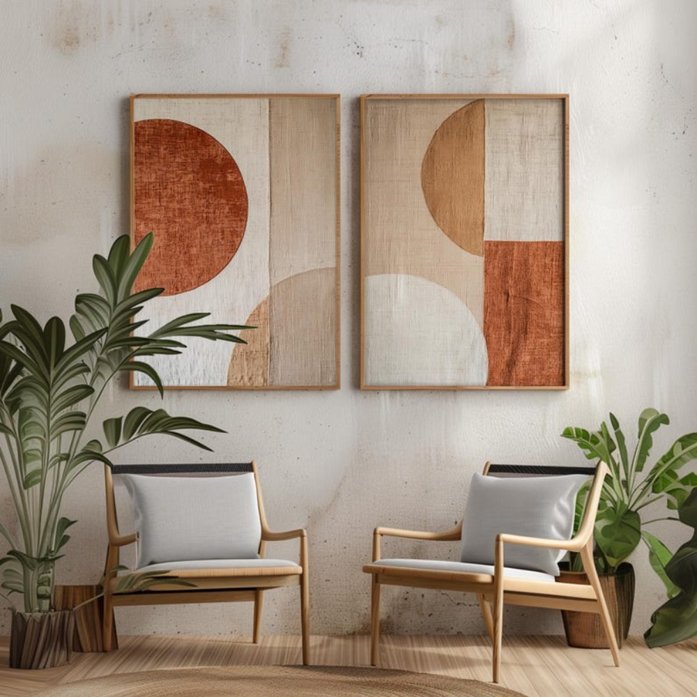 2 pezzi di dipinti su tela sen - Abstract Canvas Set recensione e prezzo
