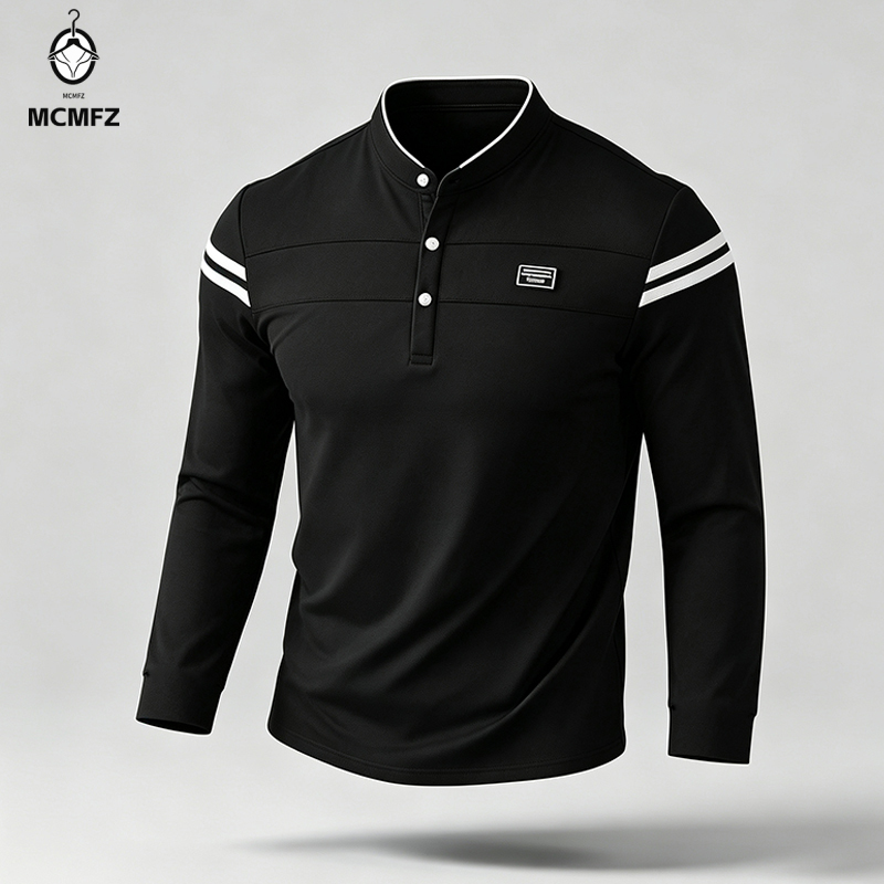 Polo a maniche lunghe da uomo, - Wall Sticker recensione e prezzo