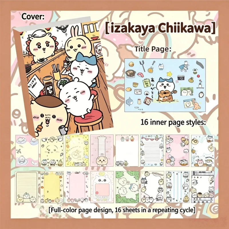 Taccuino Chiikawa, 80 fogli, q - Wall Sticker recensione e prezzo