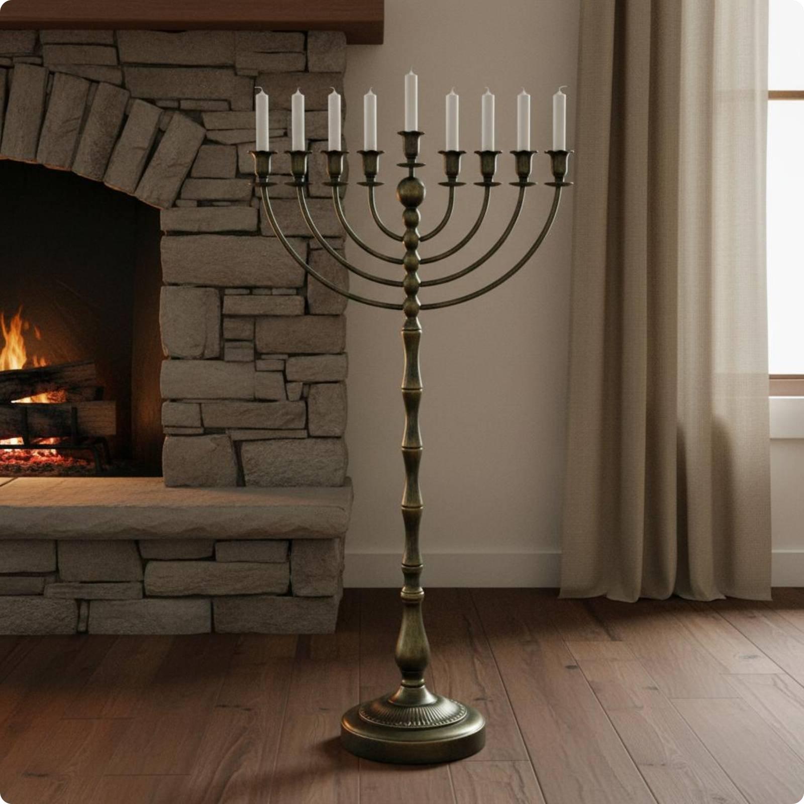 Candelabro da Terra Alto in Br - Candle Holder Decor recensione e prezzo