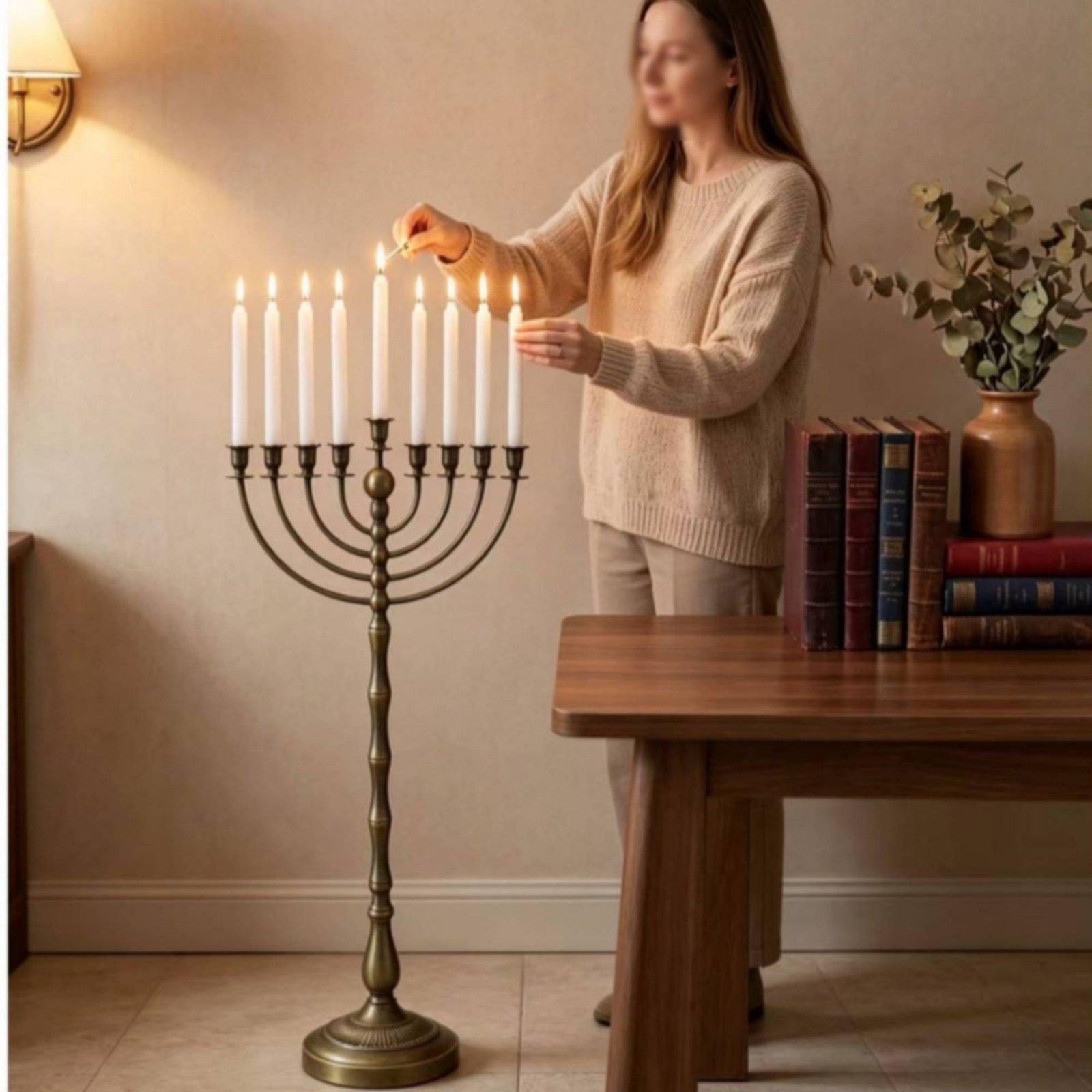 Candelabro da Terra Alto in Br - Candle Holder Decor recensione e prezzo