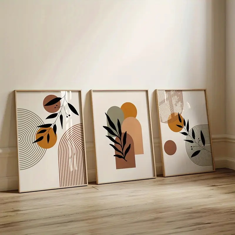 Set di 3 Poster Geometrici Ast - Abstract Canvas Set recensione e prezzo