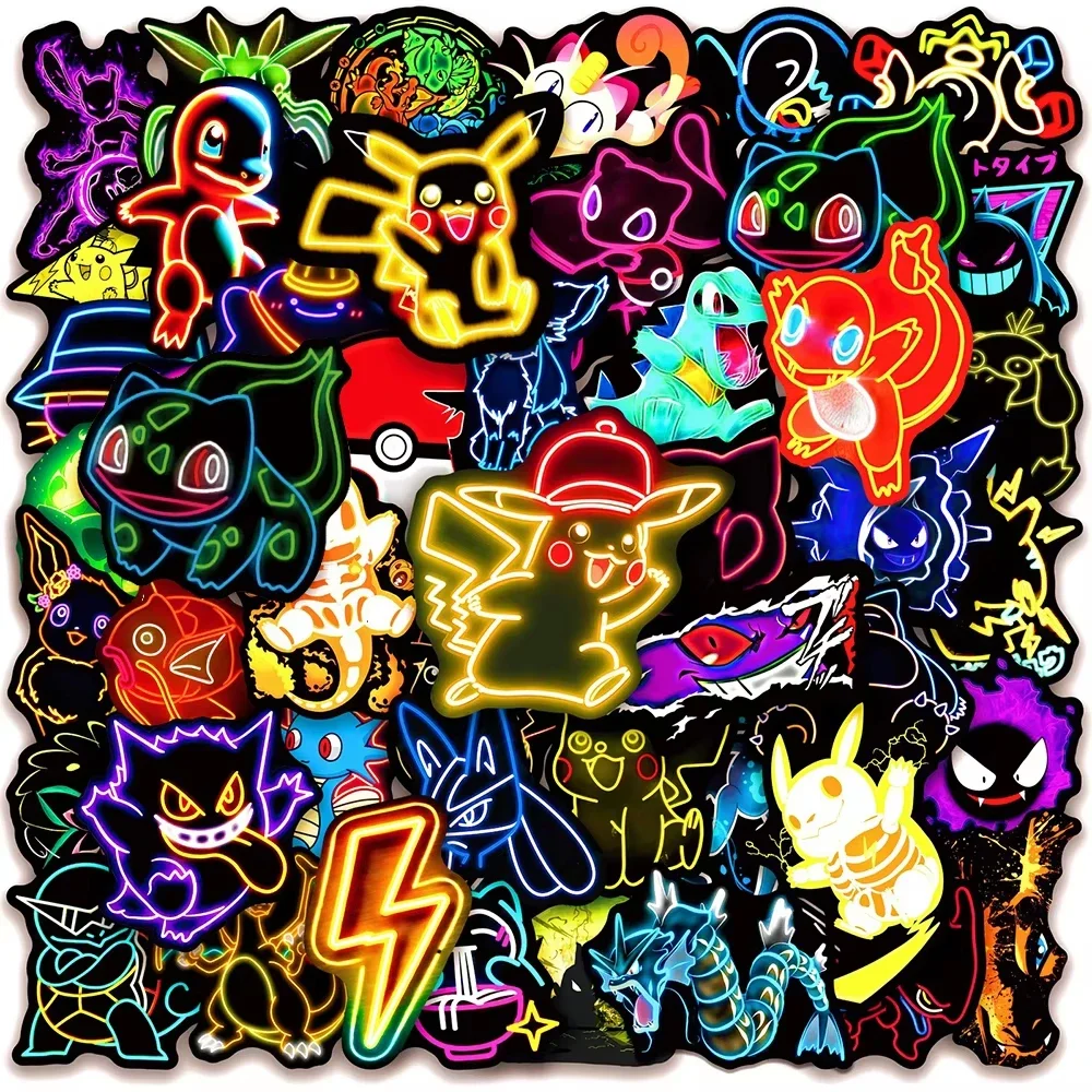 100 adesivi Pokémon neon imper - Wall Sticker recensione e prezzo